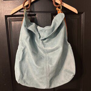 Genuine Brushed Leather Shoulder Bag